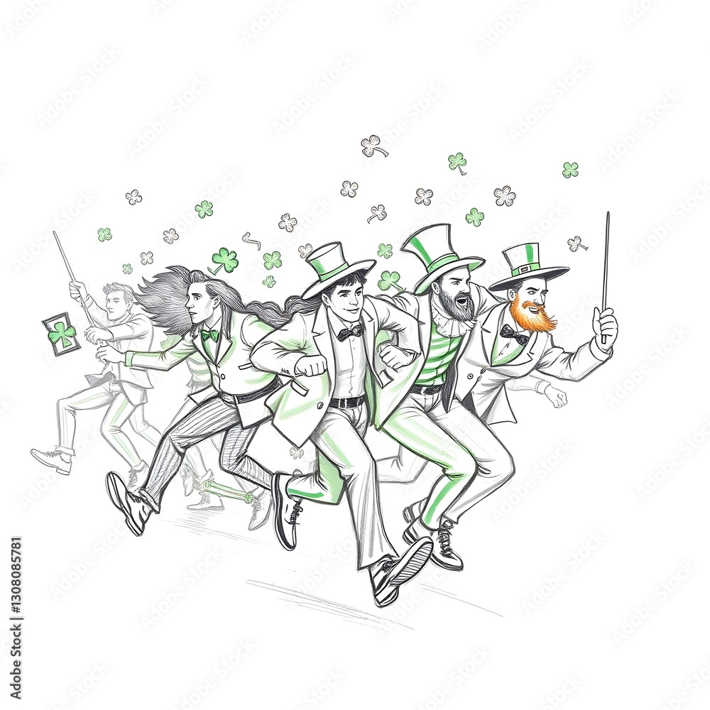 Obraz premium knight on horse vector illustration
