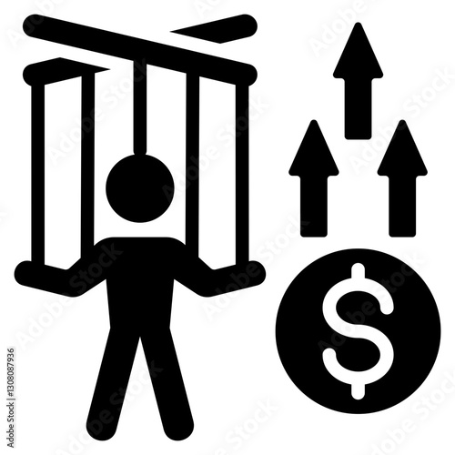 Exploitation Glyph Icon