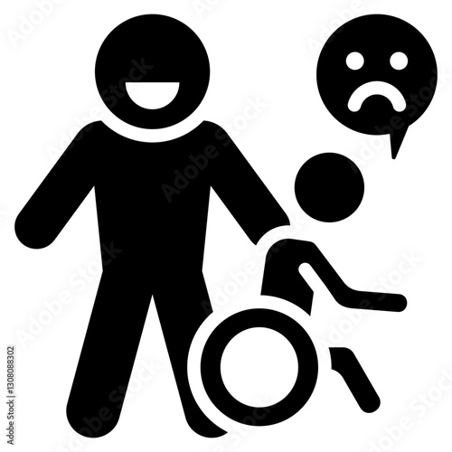 Ableism Glyph Icon