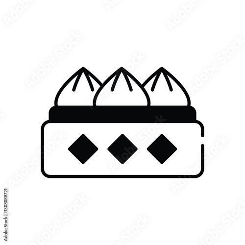 Dumplings  Vector icon