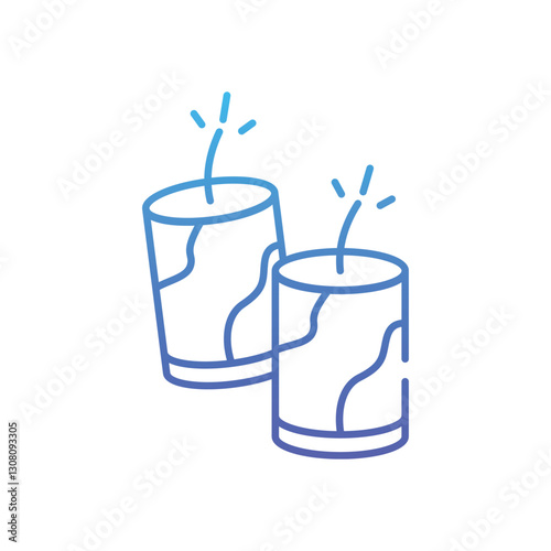 Firecrackers Vector icon