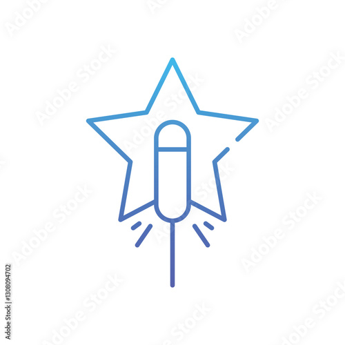 Sparkler Vector icon