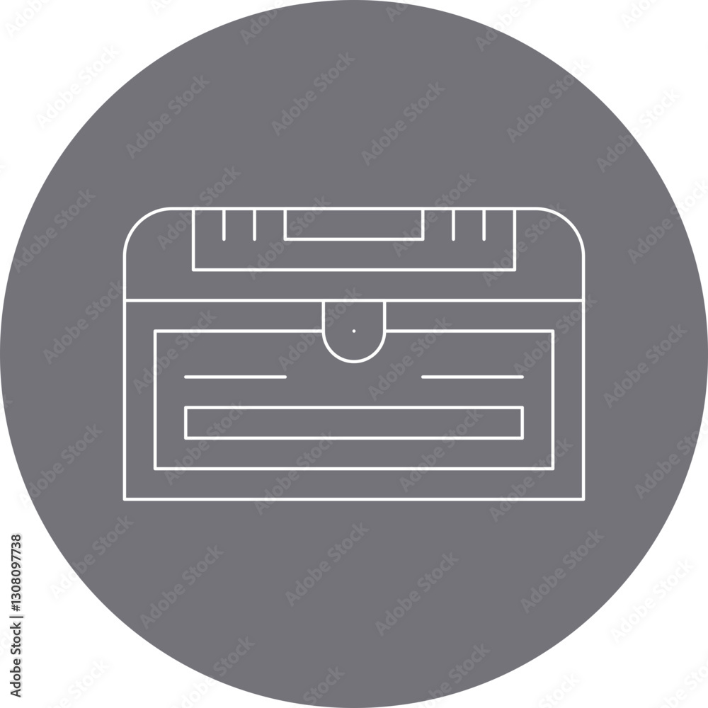 Treasure Chest II icon single vector illustration Treasure Chest II icon single vector illustration