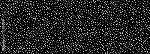 Tiny black flowers seamless pattern. Ditsy repeated pattern. Floral background for textile print, fabric swatch, dress ornament, clothes design ornament. Vector cute romantic small ditzy wallpaper