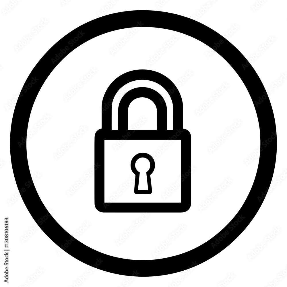 Speech bubble with unlock sign icon black white illustration vector Speech bubble with unlock sign icon black white illustration vector