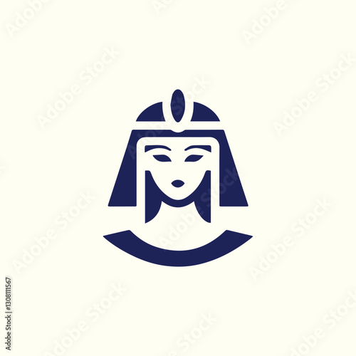 Queen cleopatra logo