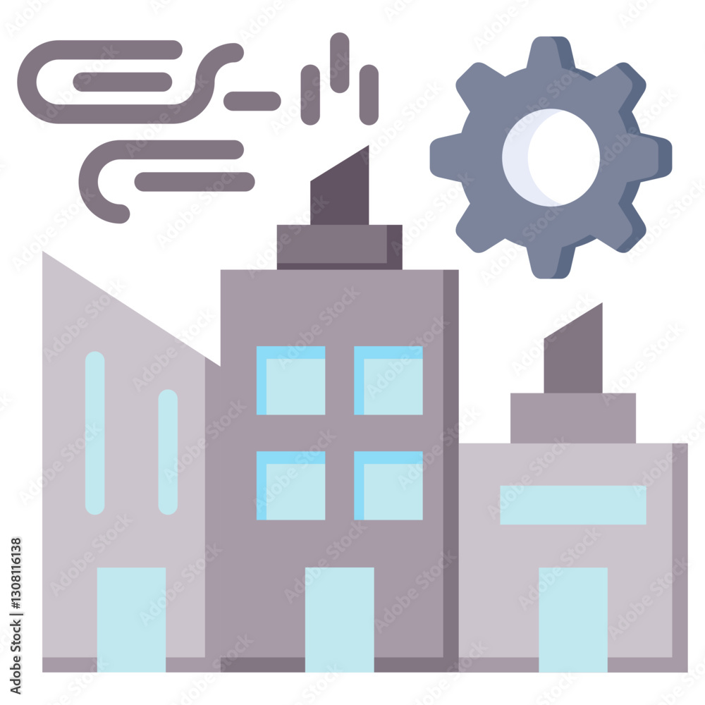Naklejka premium Manufacturing Icon