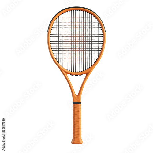 tennis racket isolated on white