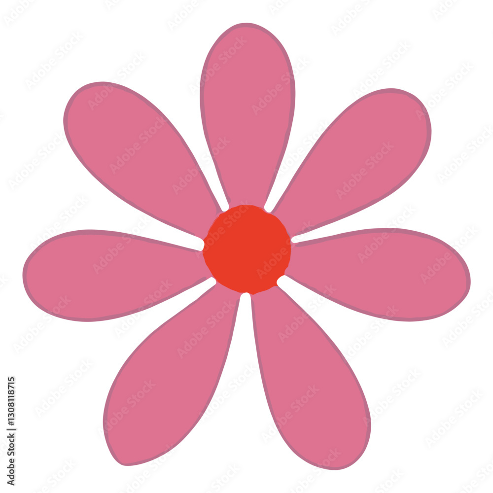 Flower petal illustration asteraceae vector Flower petal illustration asteraceae vector