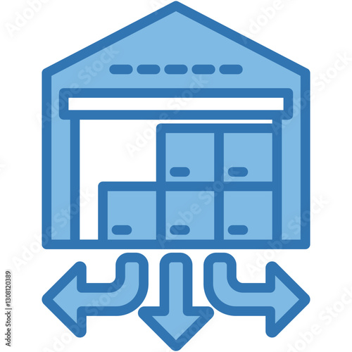 Distribution Center Icon