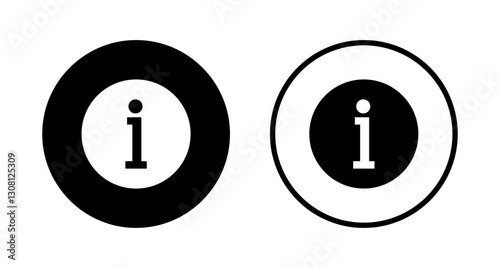 Information sign icon logo design. about us sign and symbol. question mark icon