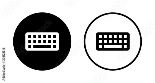 Keyboard icon logo design. keyboard sign and symbol