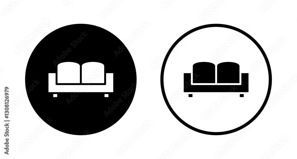 Sofa icon logo design. sofa sign and symbol. furniture icon Sofa icon logo design. sofa sign and symbol. furniture icon