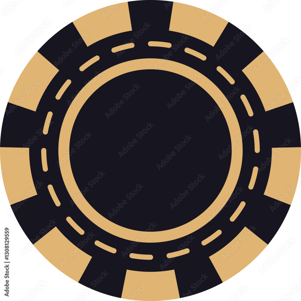 Naklejka premium Casino Chips Illustration