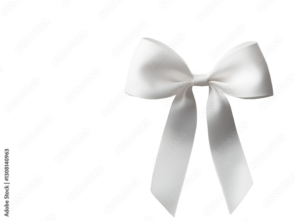 A Delicate White Bow Against a Pristine Backdrop: Showcasing Elegant Contrast and Intricate Design in a Simple Yet Charming Visual Composition. A Delicate White Bow Against a Pristine Backdrop: Showcasing Elegant Contrast and Intricate Design in a Simple Yet Charming Visual Composition.