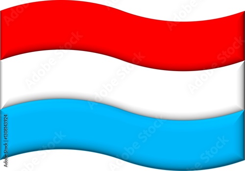 Free Download The flag of Luxembourg is a tricolor flag consisting of red, white, and blue. It was officially adopted on 23 June 1972 - GFXLoad