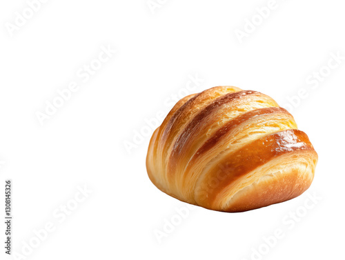 Wallpaper Mural Brioche Bread Posed Elegantly Against a Pristine White Background Torontodigital.ca