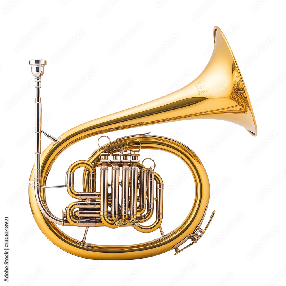 Fototapeta premium trumpet isolated on white