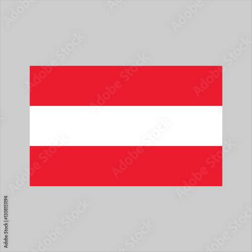 Free Download Illustration of Austrian Flag - GFXLoad