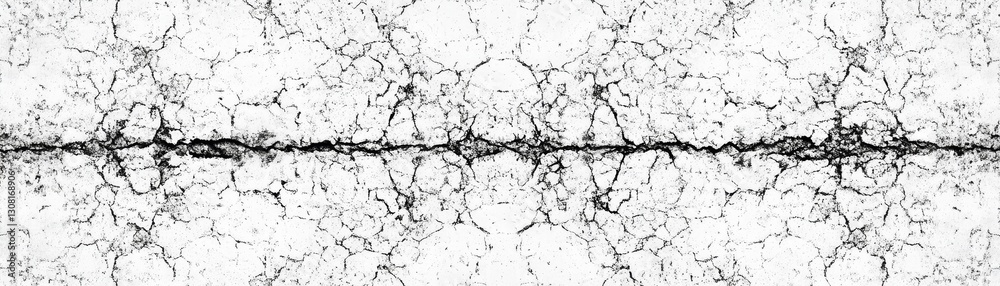 Fototapeta premium Black and white textured background, a monochrome abstract pattern for design projects
