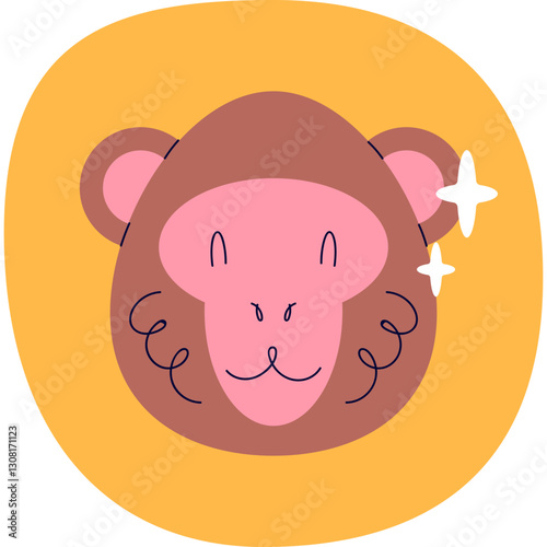 Animals head icons - wild animals