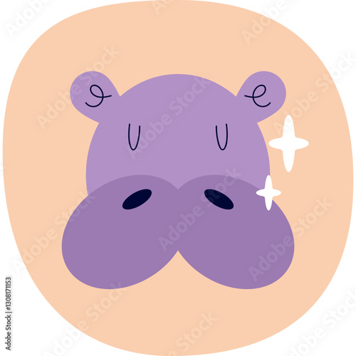 Animals head icons - wild animals