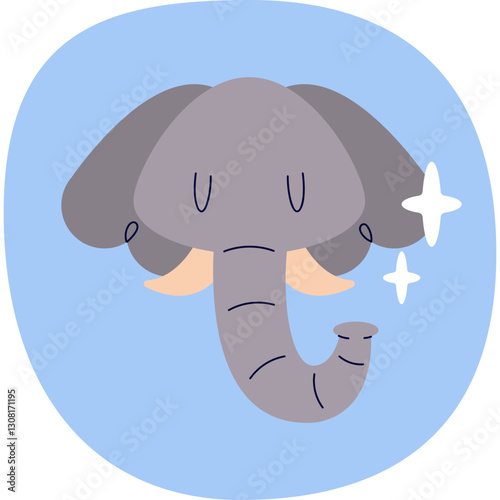 Animals head icons - wild animals