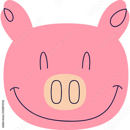 Animals head icons - wild animals