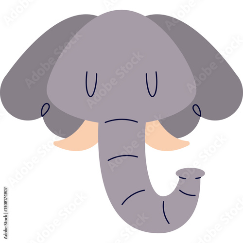 Animals head icons - wild animals