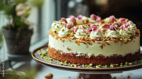 Wallpaper Mural Delicious Pistachio Cake Torontodigital.ca