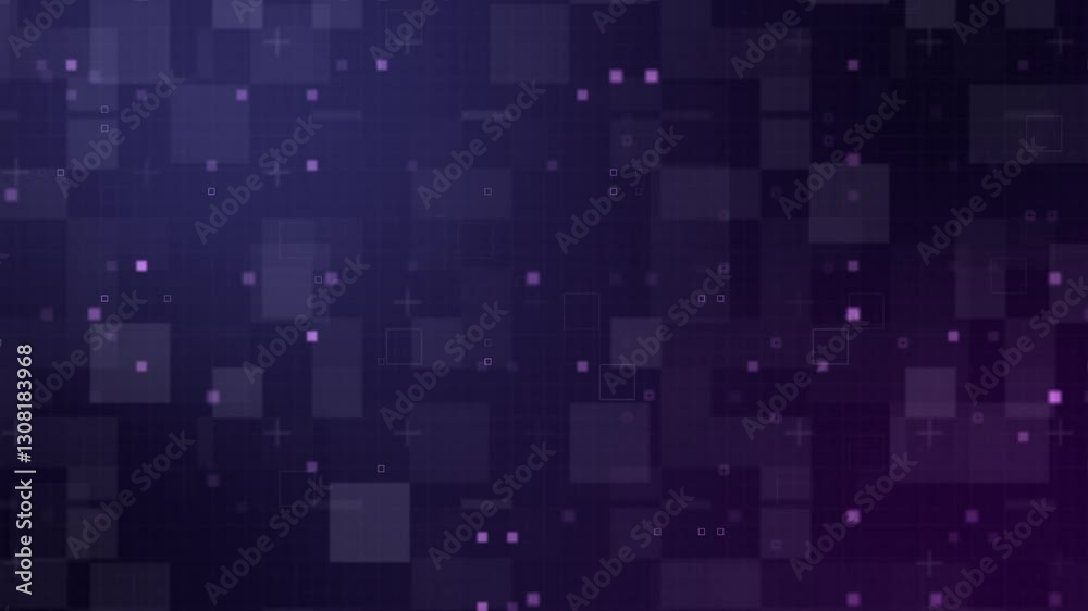 Abstract Purple Digital Background Technology Squares Network Design Pattern Pixel Art Graphic - Animated Backgrounds - 4K Quality Abstract Purple Digital Background Technology Squares Network Design Pattern Pixel Art Graphic - Animated Backgrounds - 4K Quality