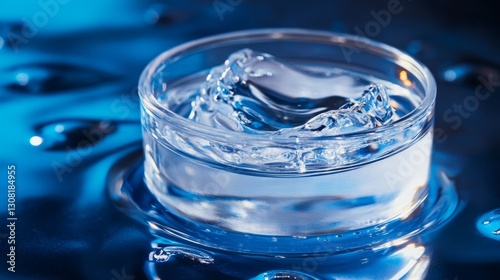 Exploring the beauty of captivating gel cosmetics in a transparent petri dish a scientific perspective on aesthetic applications
