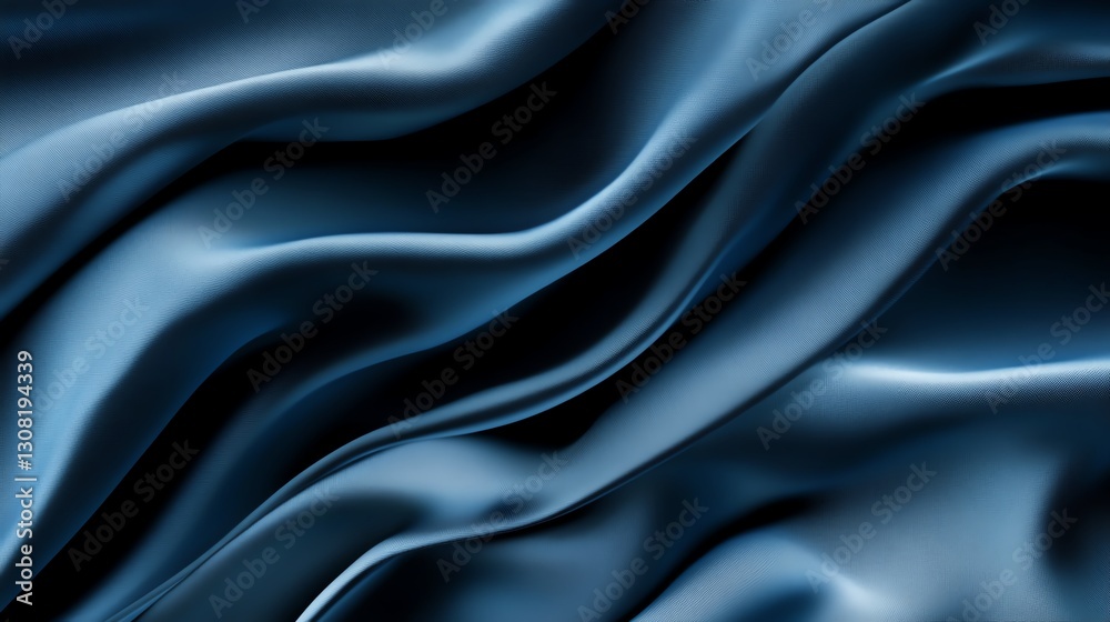 Obraz premium Luxurious velvet texture with smooth folds and deep shadows