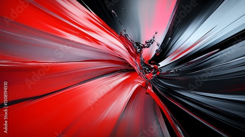 Wallpaper Mural Highspeed splashes of paint in a kinetic motion, energetic abstract background Torontodigital.ca