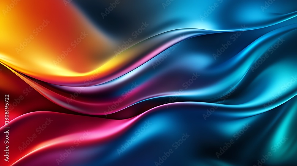 Ultramodern gradient with a flowing metallic sheen Ultramodern gradient with a flowing metallic sheen