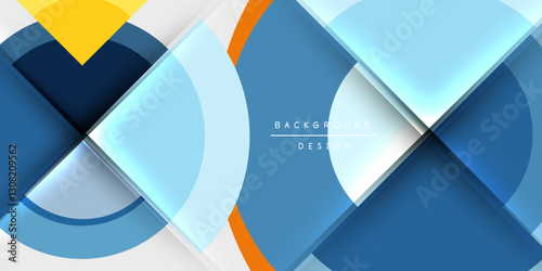Target circle geometric abstract shapes. Vector Illustration For Wallpaper, Banner, Background, Card, Book Illustration, landing page