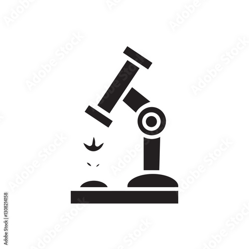 botany research glyph icon