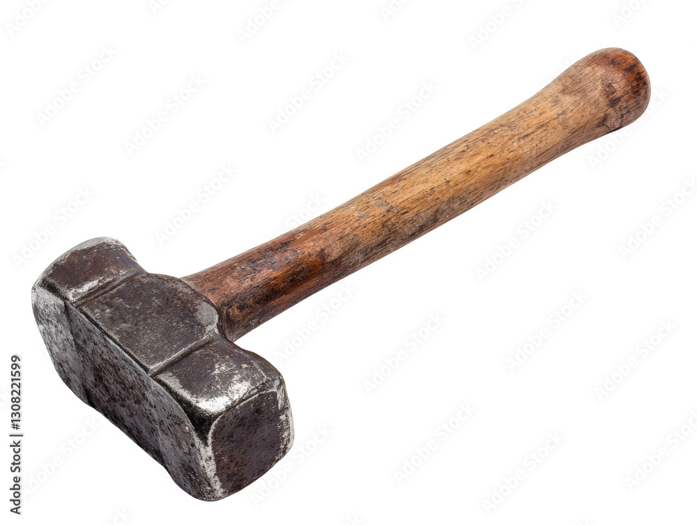 Industrial-grade hammer isolated on transparent background, PNG file, heavy-duty Industrial-grade hammer isolated on transparent background, PNG file, heavy-duty