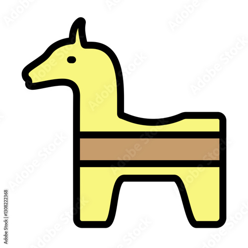 Pinata Vector Filled Icon Design