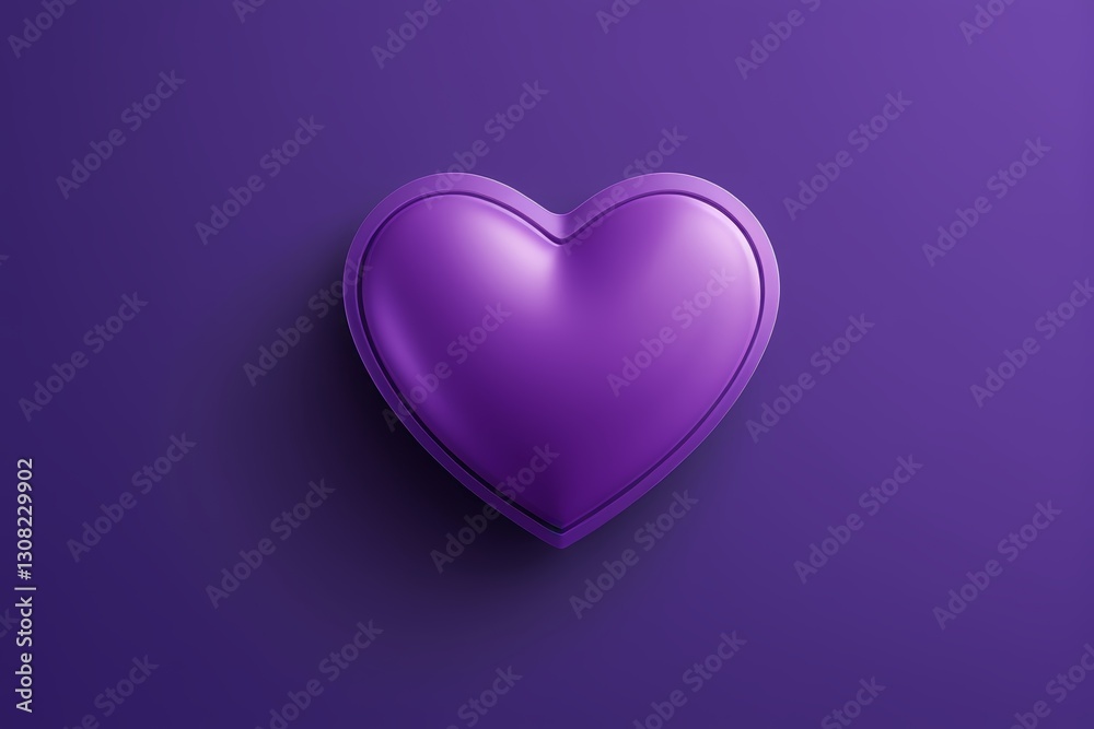 purple heart shaped object on a purple background purple heart shaped object on a purple background