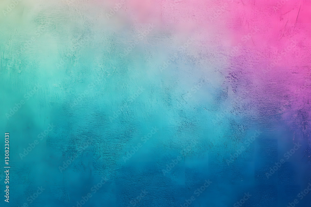 Obraz premium Abstract Textured Background Teal Blue and Pink Gradient