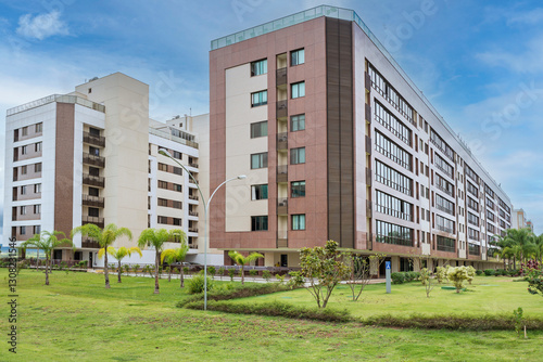 Noroeste - New expensive neighborhood being built in Brasilia, in the area listed as historical and cultural patrimony of humanity. It was designed by urbanist Lucio Costa. Brazil, 2020