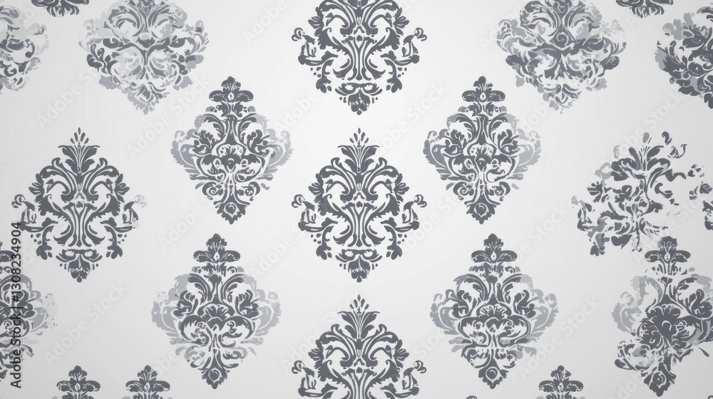 Ornate Damask Pattern Background Wallpaper Ornate Damask Pattern Background Wallpaper