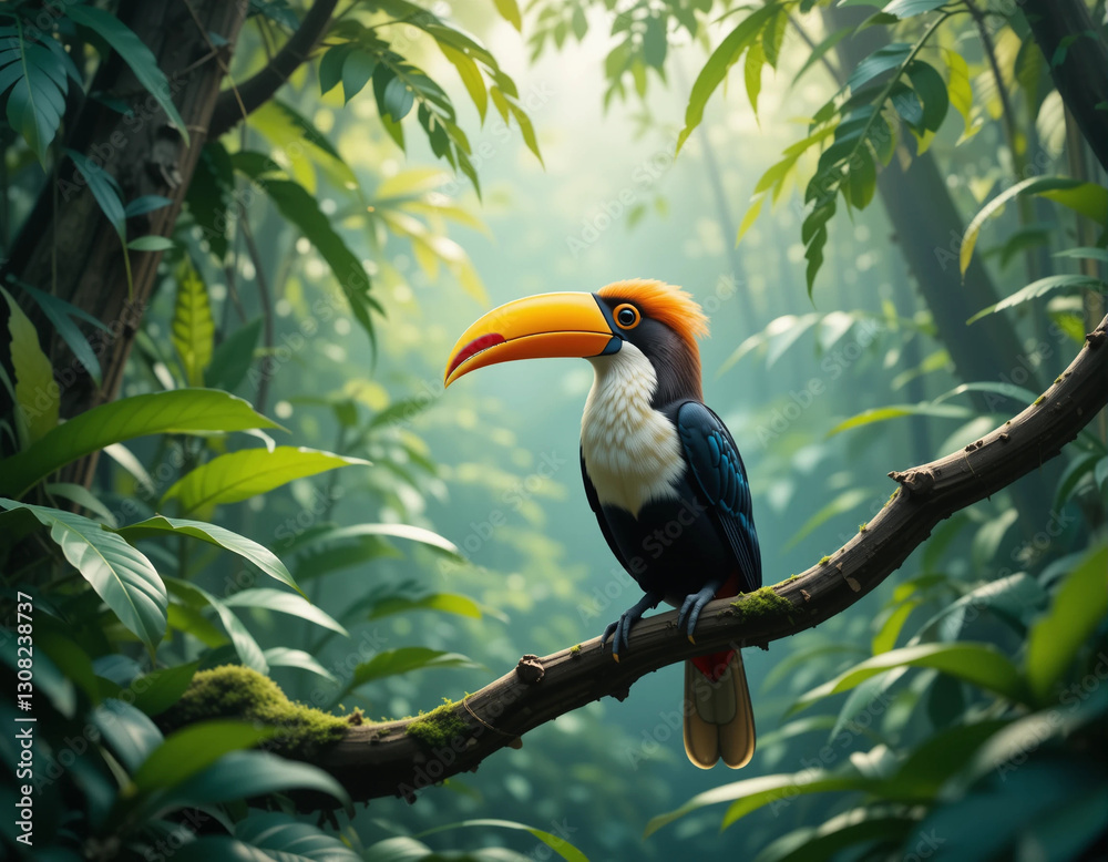 Majestic Beak: The Striking Beauty of Hornbills Majestic Beak: The Striking Beauty of Hornbills