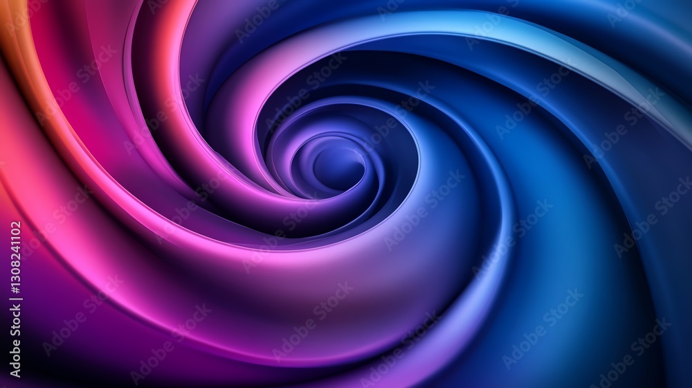 Hypnotic spiral vortex with monochrome gradient, surreal abstract background Hypnotic spiral vortex with monochrome gradient, surreal abstract background