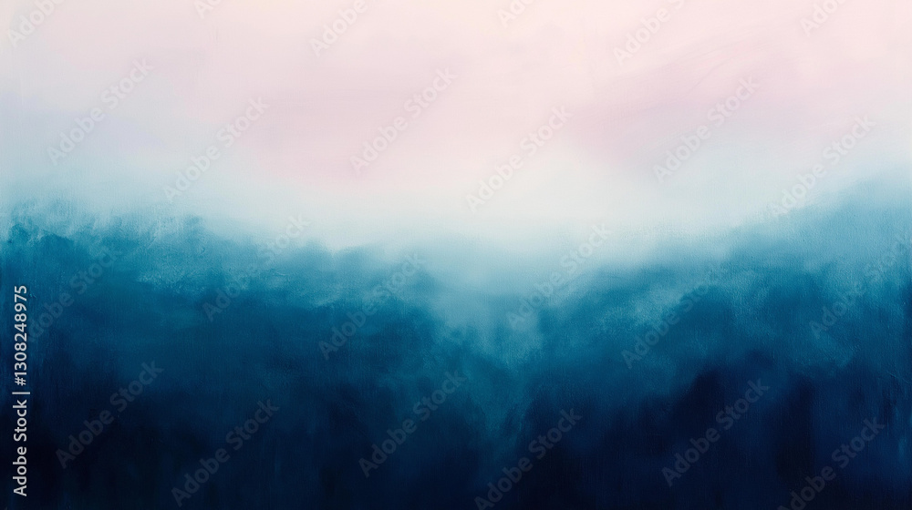 Obraz premium Dreamy Blurred Gradient with Deep Indigo Mix