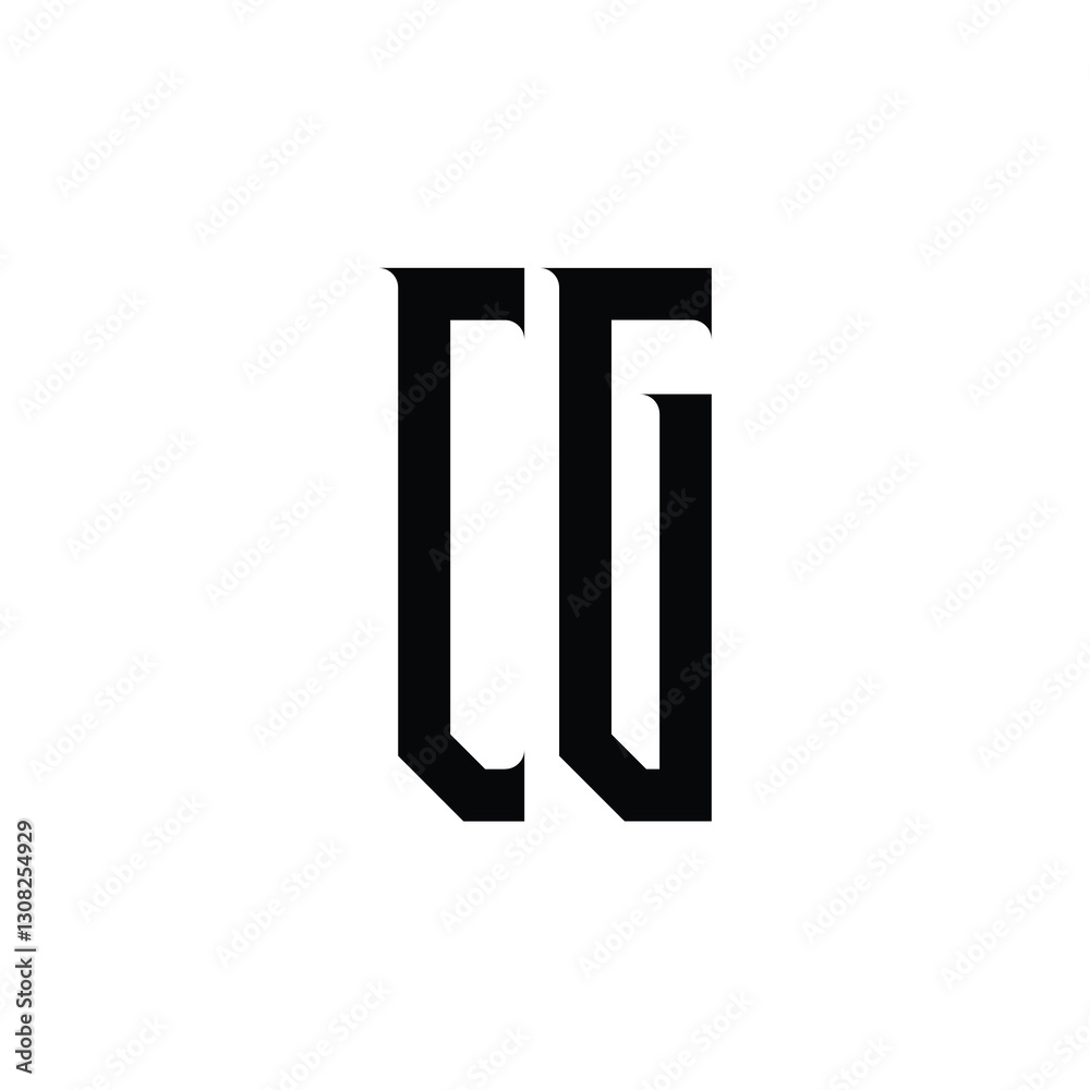 CG monogram logo design letter text name symbol monochrome logotype alphabet character simple logo CG monogram logo design letter text name symbol monochrome logotype alphabet character simple logo