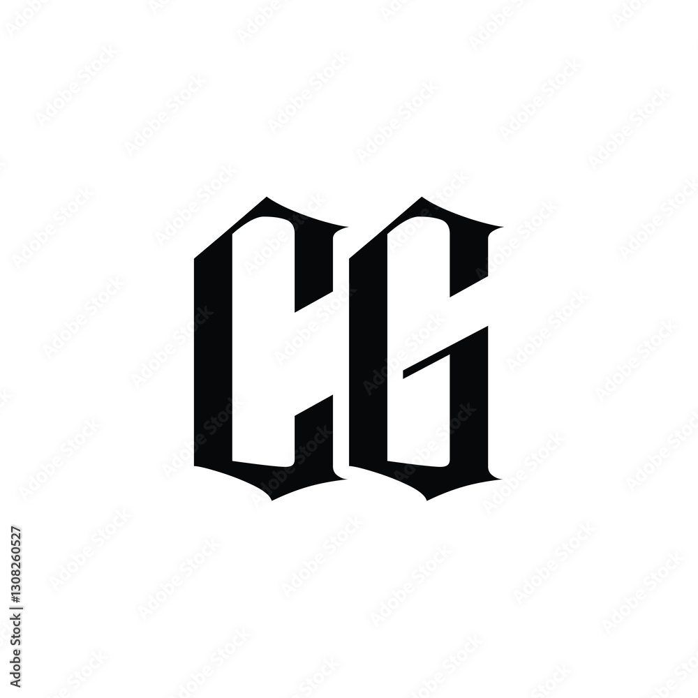 CG monogram logo design letter text name symbol monochrome logotype alphabet character simple logo CG monogram logo design letter text name symbol monochrome logotype alphabet character simple logo