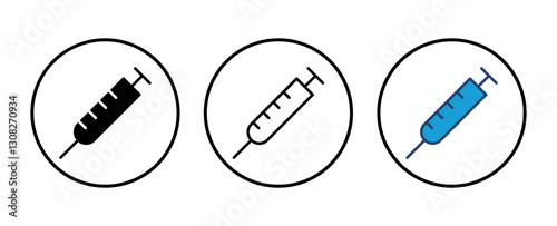 Syringe icon vector. injection icon vector.