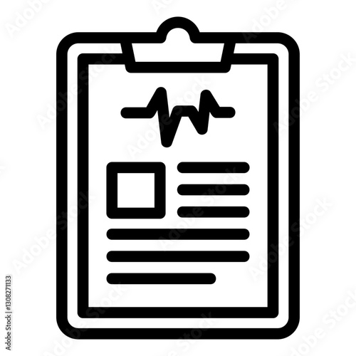 medical history Line Icon